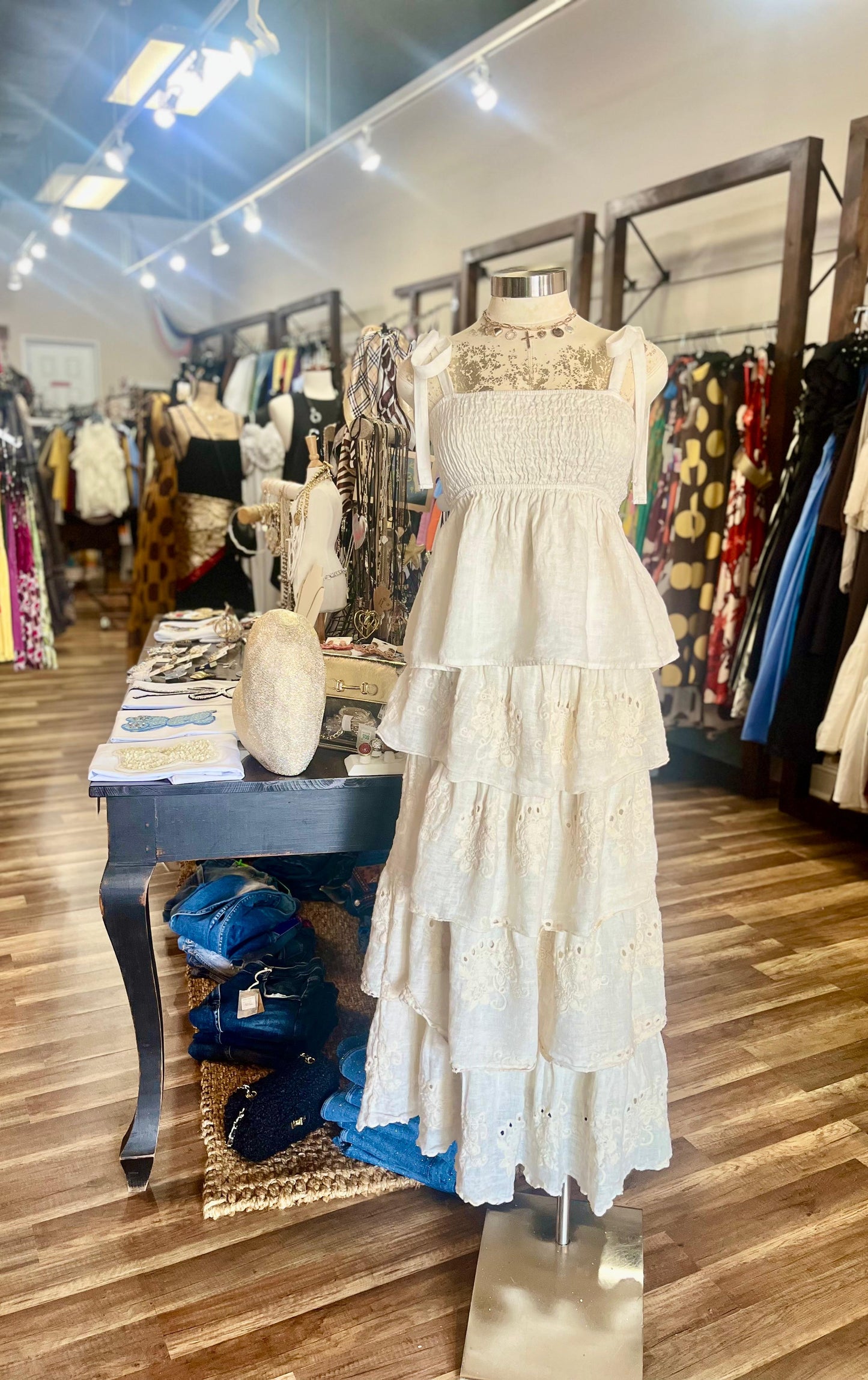 Boho Embroidered Cotton Set