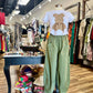 Cargo Wide-Leg Pants