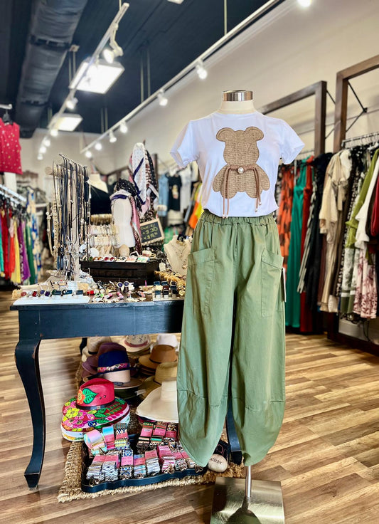 Cargo Wide-Leg Pants