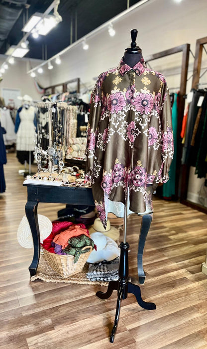 Baroque Floral Print Shirt