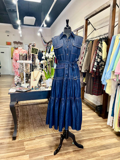 Denim Shirt Dress