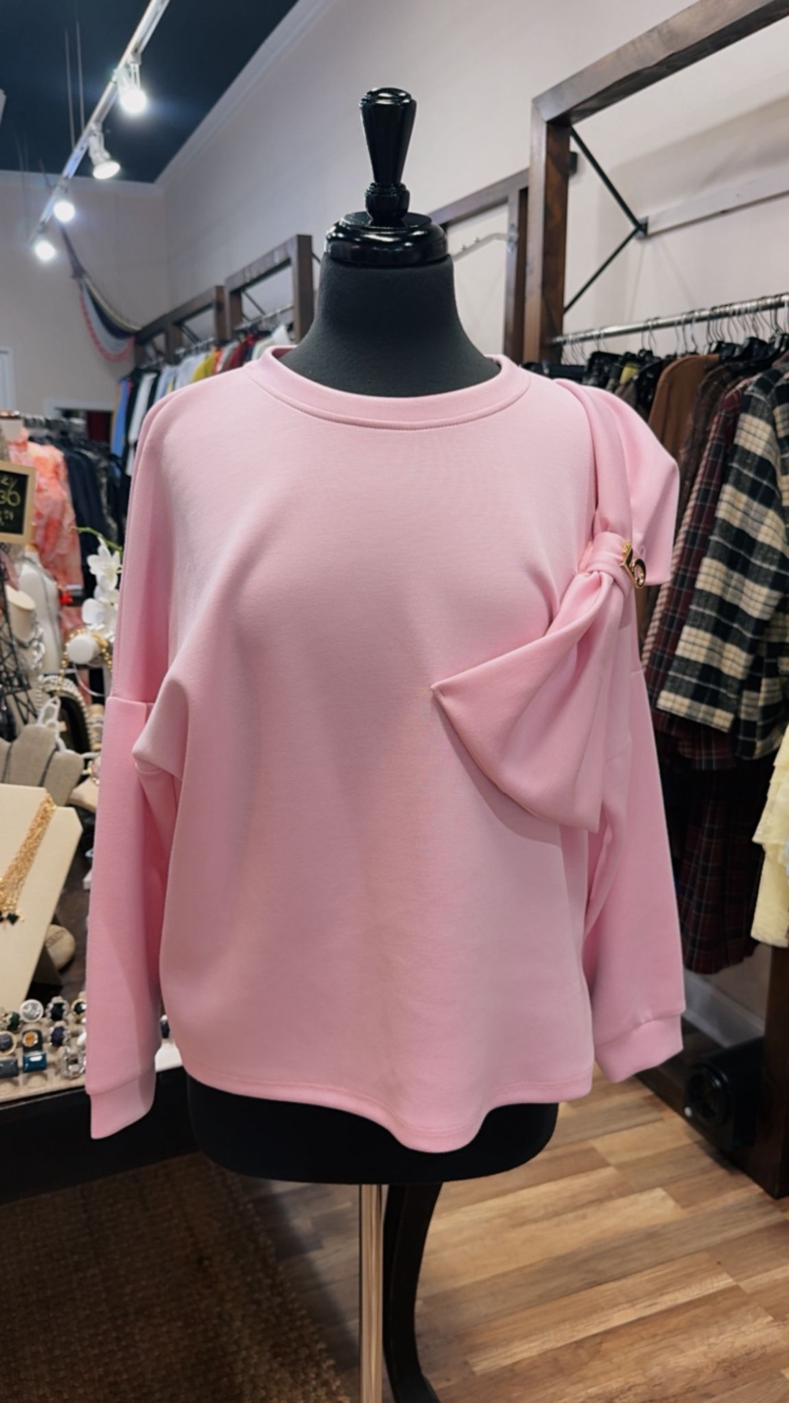 Sweater Bow Detail