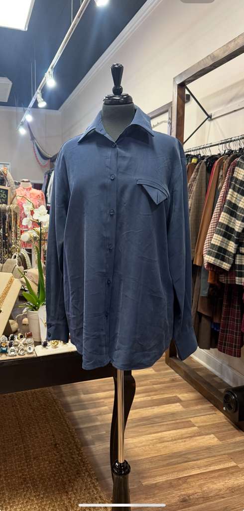 Oversized Button-Down Shirt