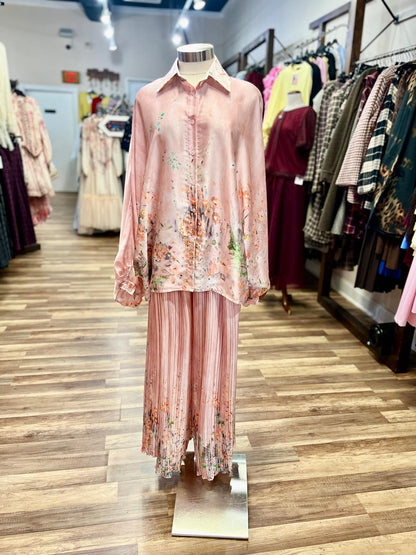 Floral Pleated Set