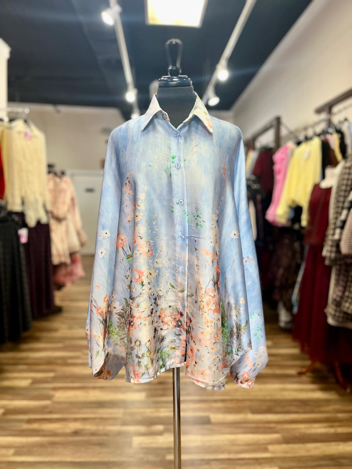 Floral Oversized Shirt