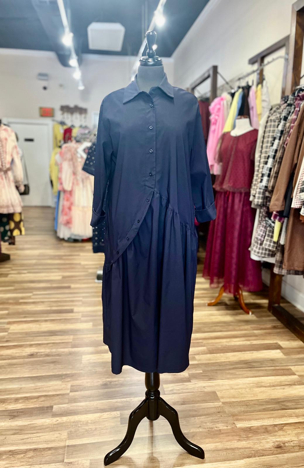 Asymmetrical Shirt Dress