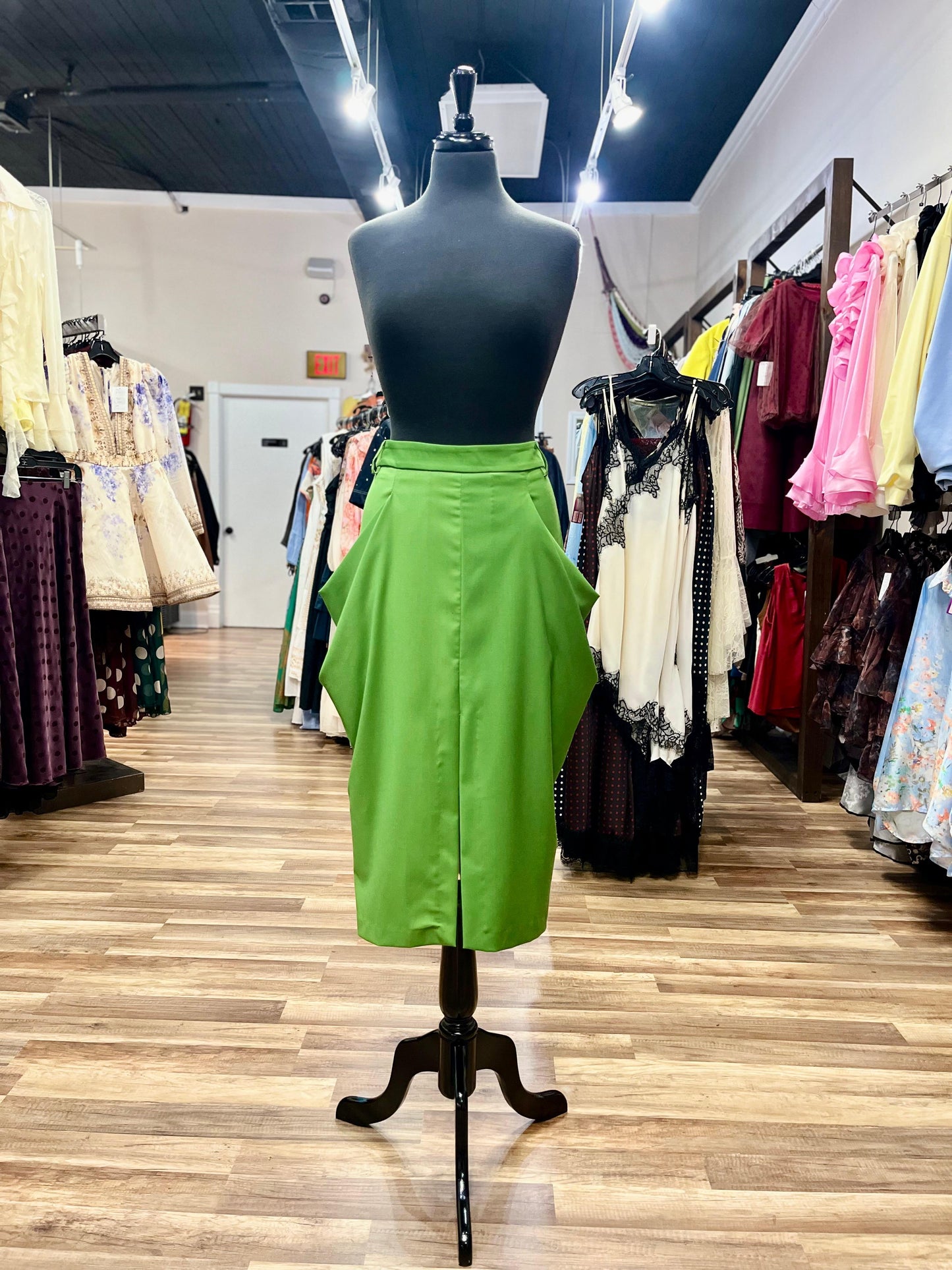 Structured Ruffle Skirt