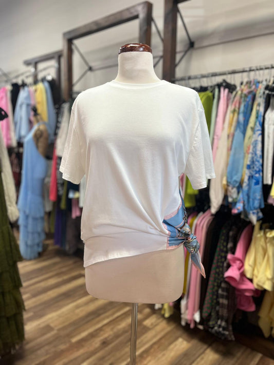 Scarf Hem Tee