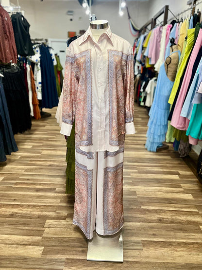 Paisley Shirt Set