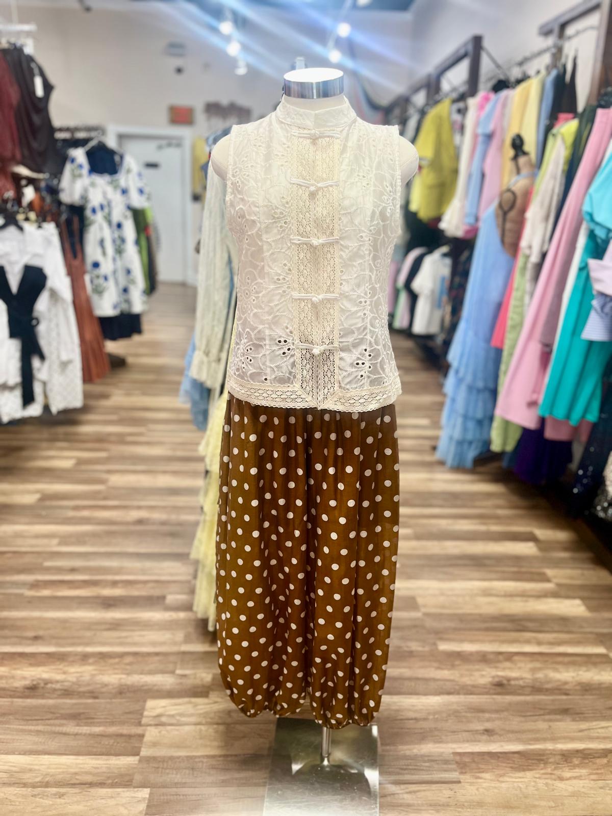 Polka Dot Balloon Pant