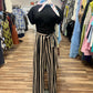 Striped Wide-Leg Pants