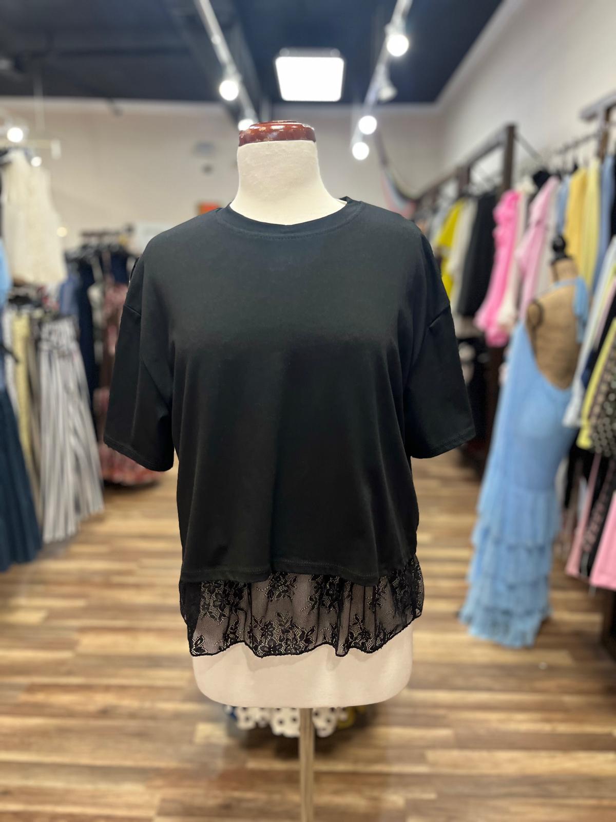 Back Lace Tee