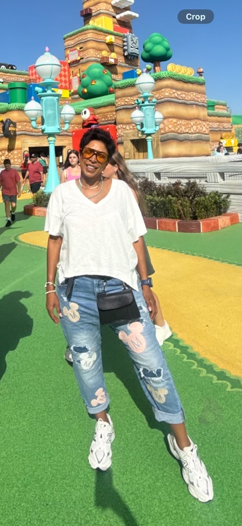 Mickey Patch Jeans