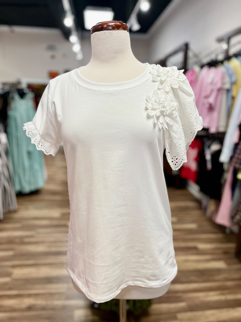 Floral Lace T-Shirt