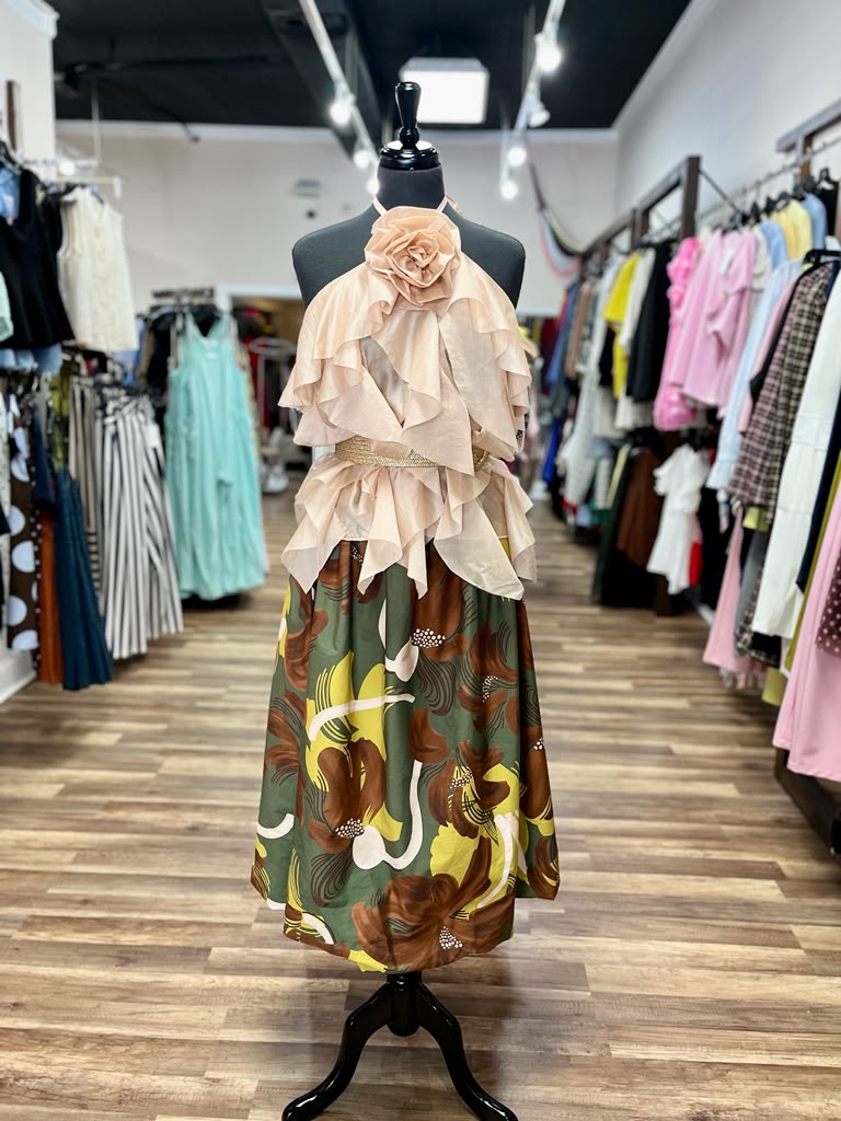 Floral Midi Skirt