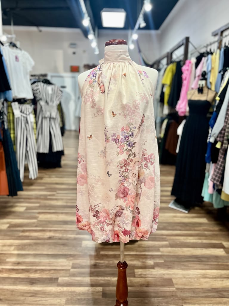 Floral Halter Dress