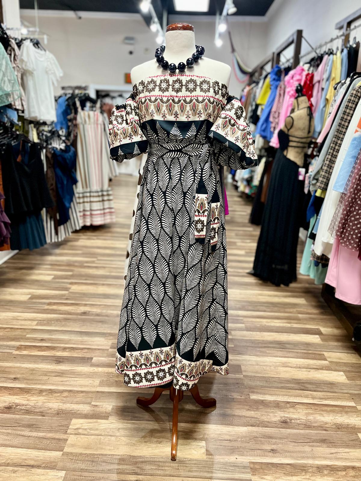 Boho Chic Midi Dress