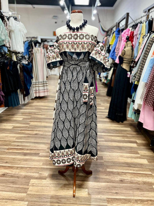 Boho Chic Midi Dress