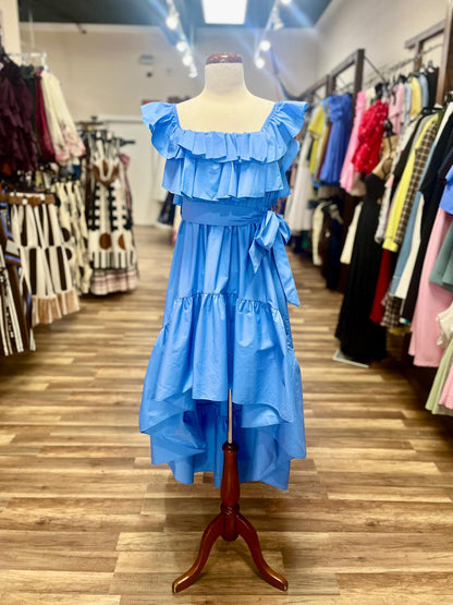 Ruffle High -Low Dress