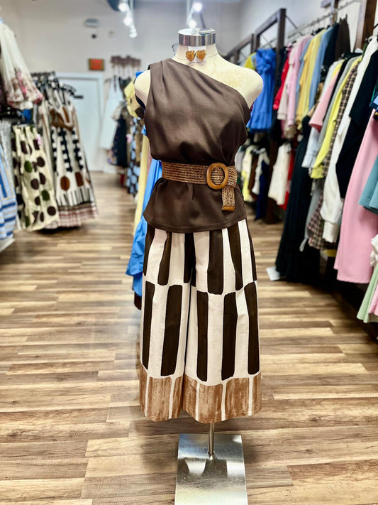 Striped Culottes