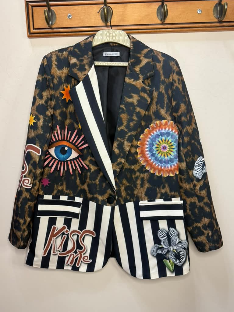 Eye Print Blazer