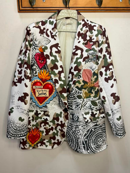 Camo Heart Blazer