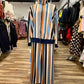 Striped Zip-Up Set