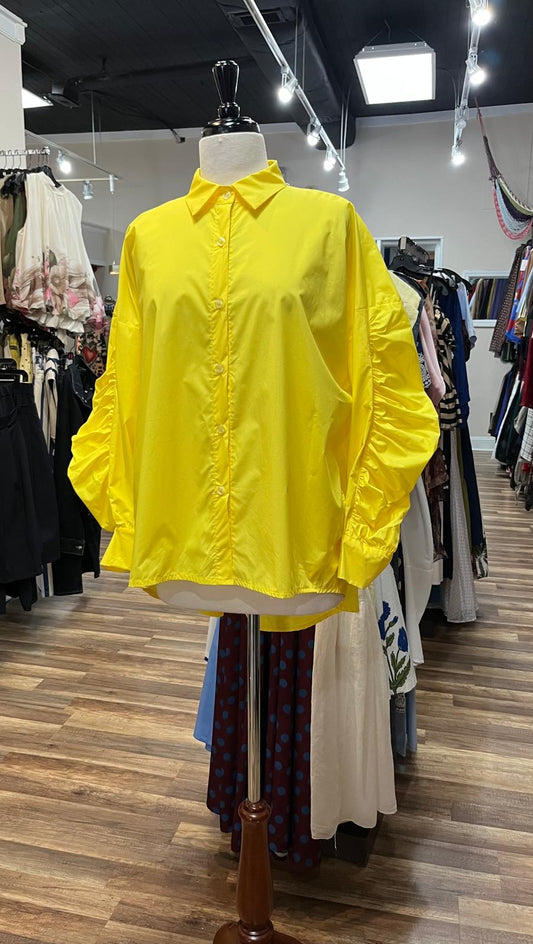 Ruched Sleeve Shirt