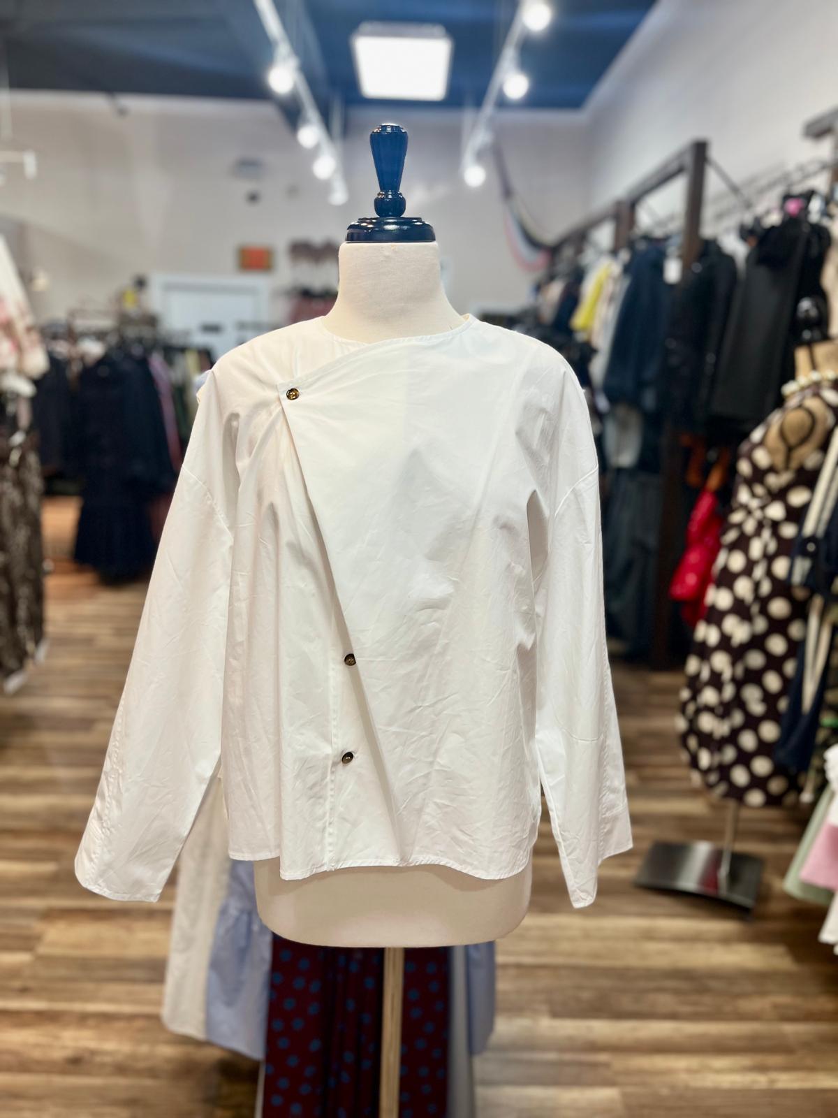 Asymmetrical Button Shirt