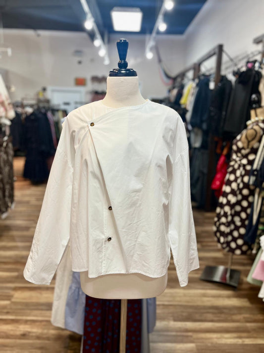 Asymmetrical Button Shirt