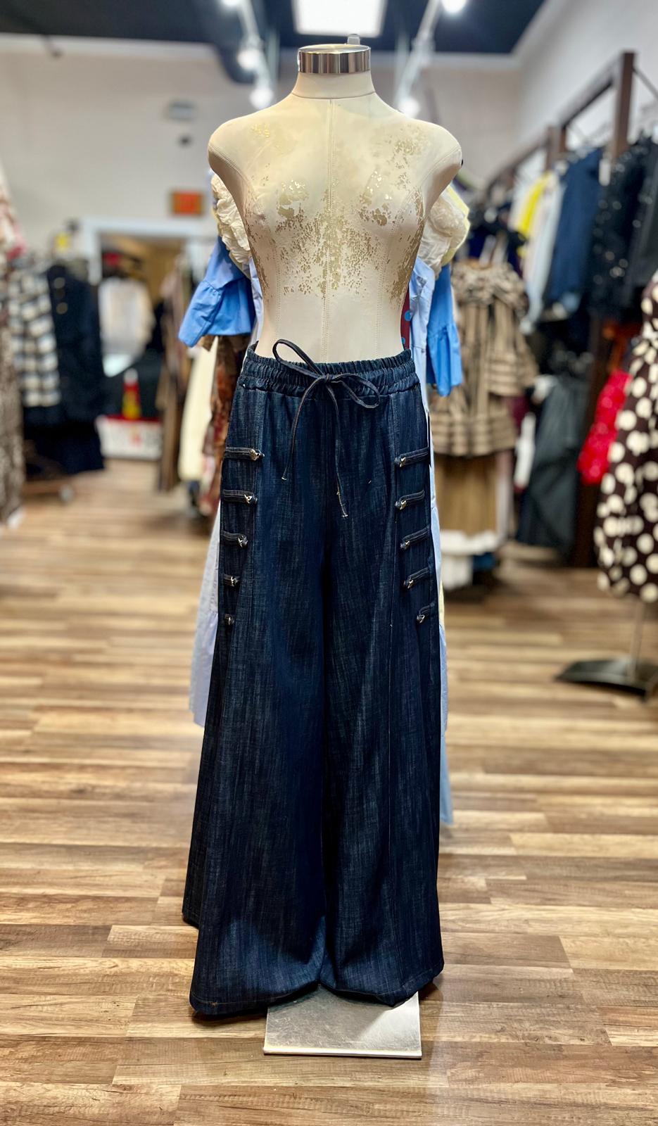 Napoleon  Style Wide Leg Pants