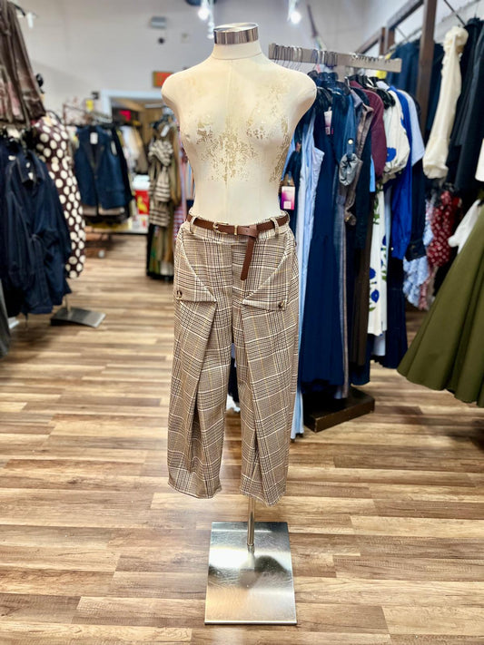 Plaid Cargo Pants