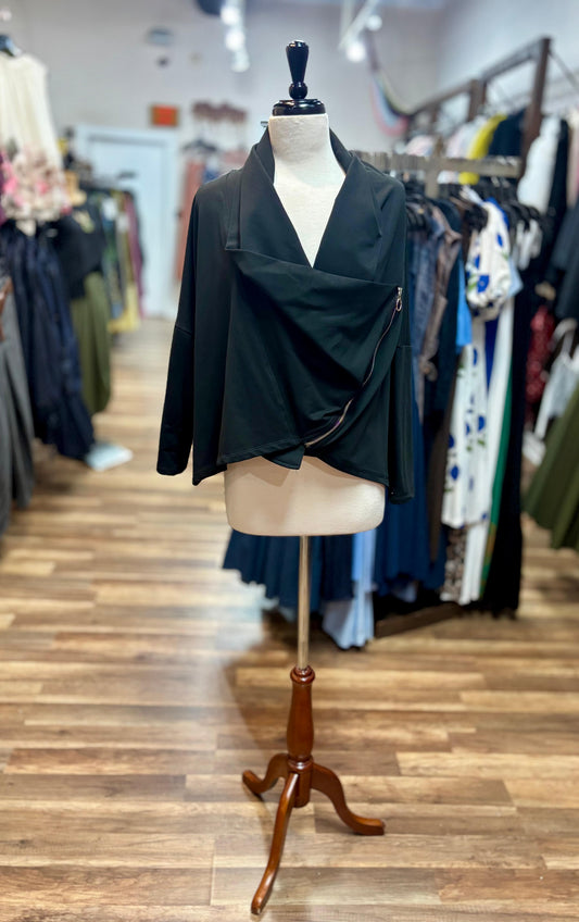 Asymmetric  Zip  Jacket