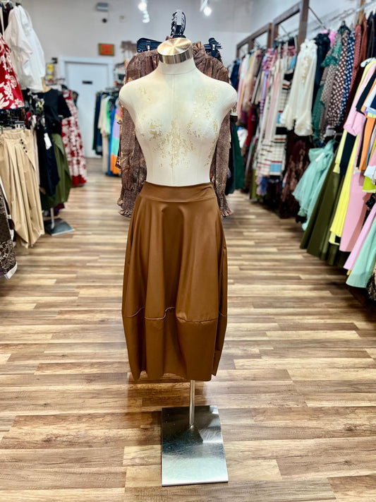 Balloon Midi Skirt