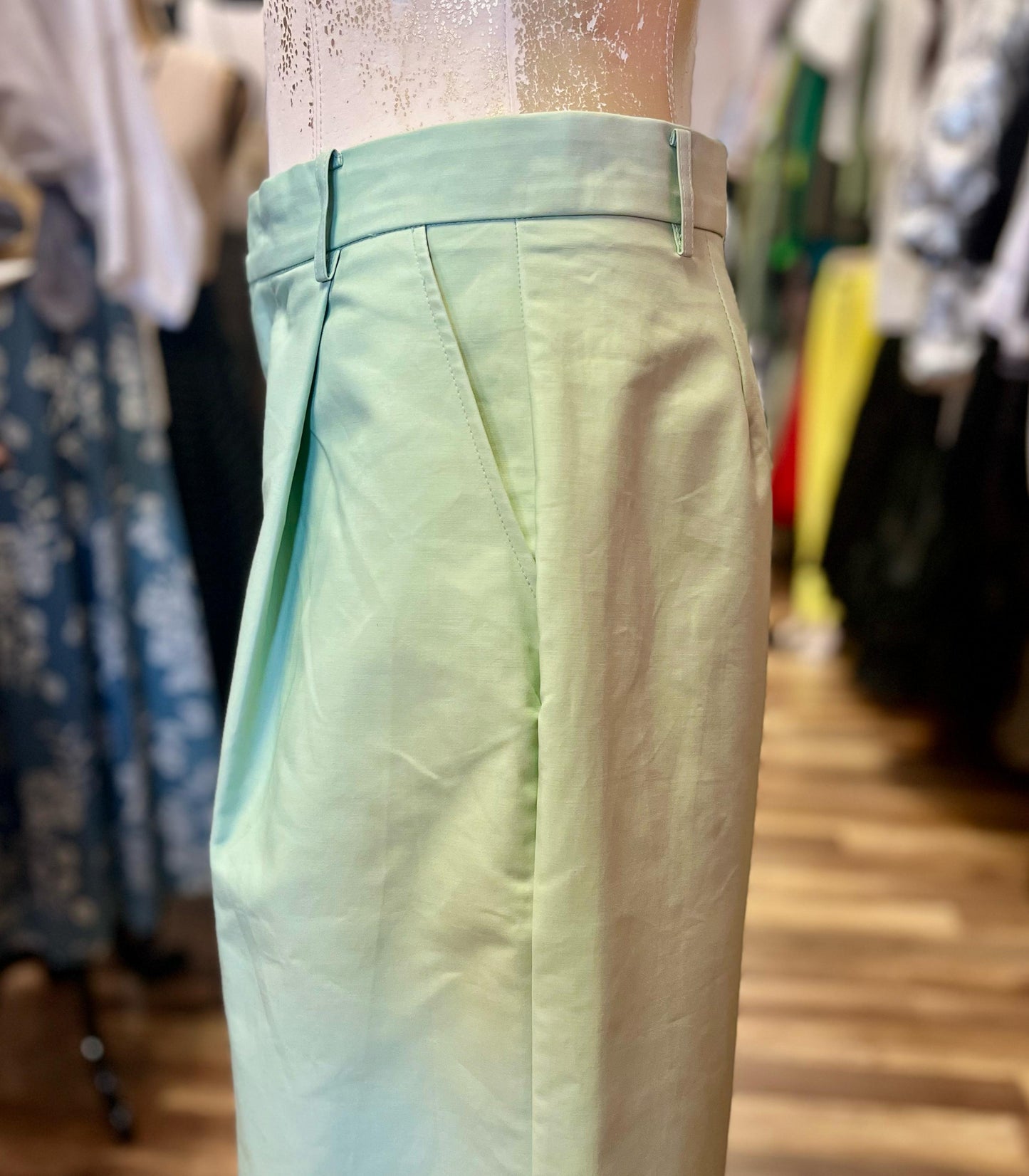 Pastel Mint Dress Shorts