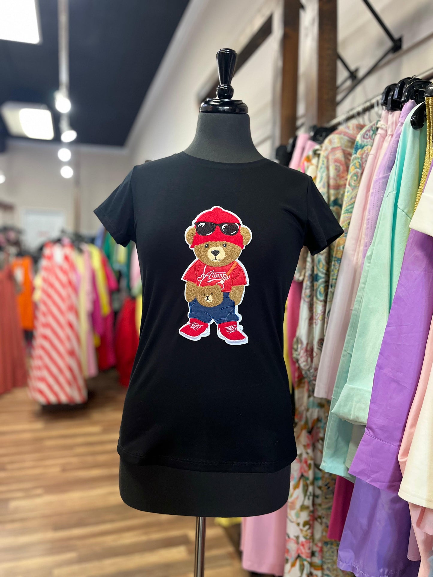 Bear T-Shirt with Hat and Sunglasses