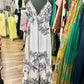 Tropical Print Maxi Dress