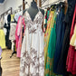 Tropical Print Maxi Dress