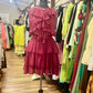 Sleeves Tiered Ruffle Mini Dress