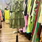 Sleeves Tiered Ruffle Mini Dress