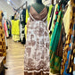 V-neck Empire Waist Maxi Dress