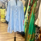 Tiered Linen Tunic Dress