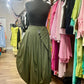 Asymmetrical Draped Balloon Skirt