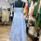 Tiered Spaghetti Strap  Maxi Dress