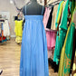 Spaghetti  A-Line Maxi Dress