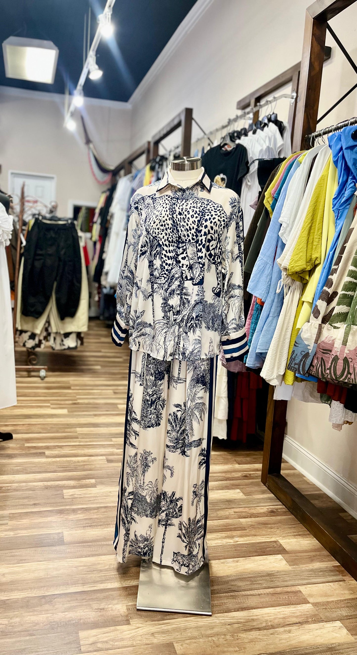 Tropical Print Two piece set