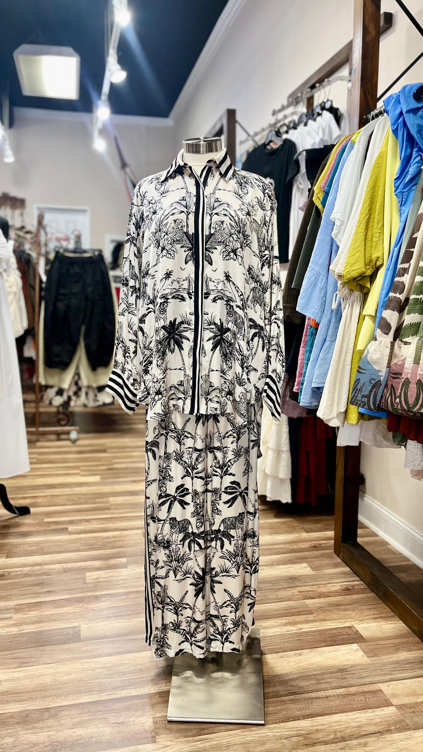 Tropical Print Two piece set