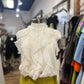 High Neck Ruffle Blouse