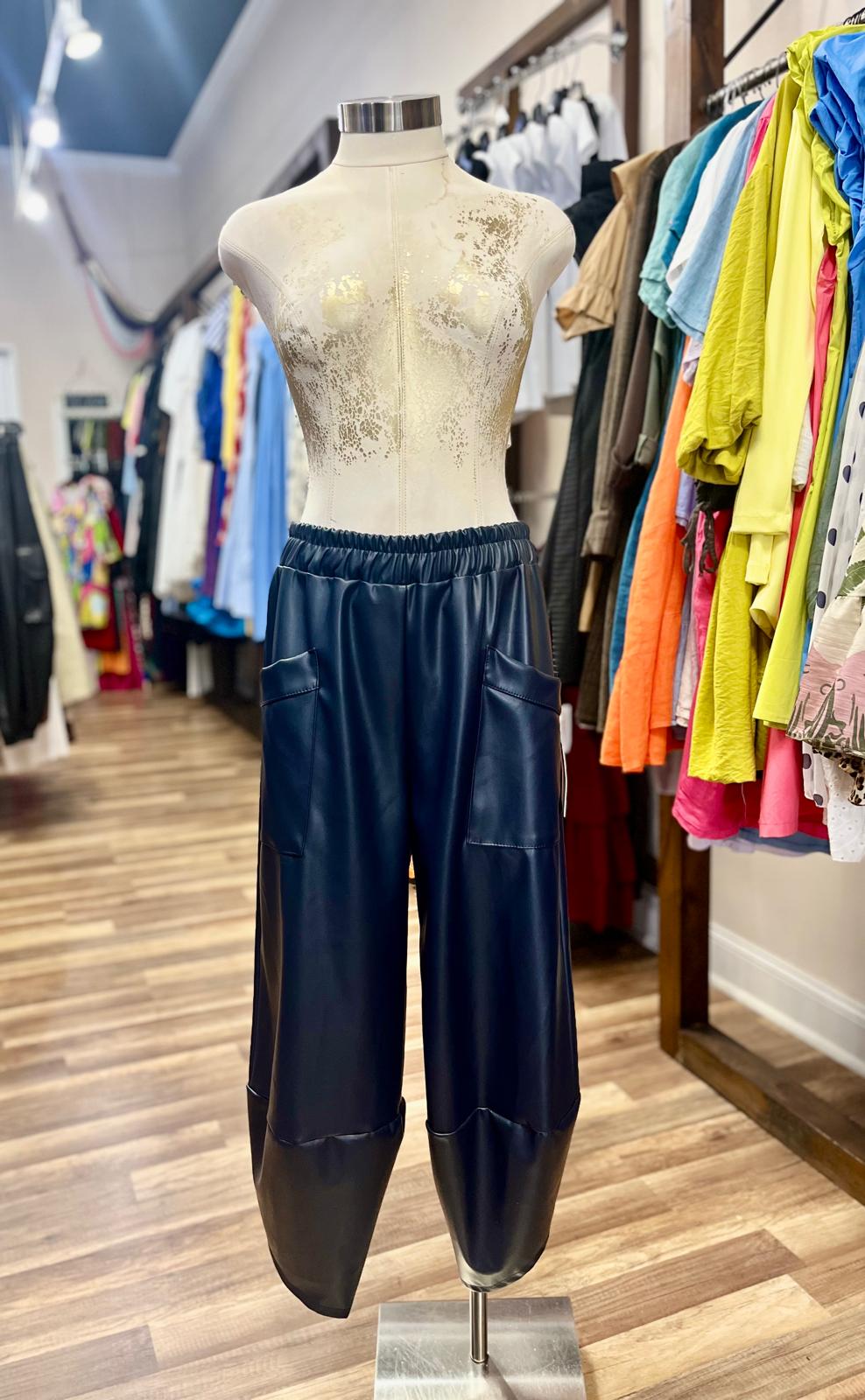 Faux Leather Pants