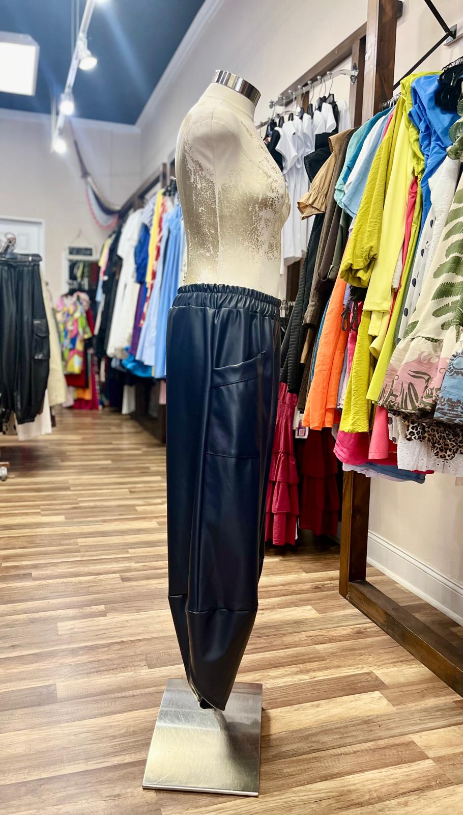 Faux Leather Pants